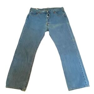Levi's 501XX Jeans Mens W42 L32‎ Button Fly Denim Straight Leg L5155 537303 SE